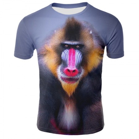 Orangutan Print T shirt MenWomen 1 DN